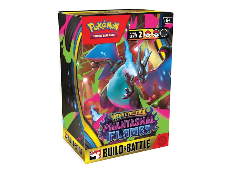 2025 Pokémon Mega Evolution Phantasmal Flames Build & Battle Box