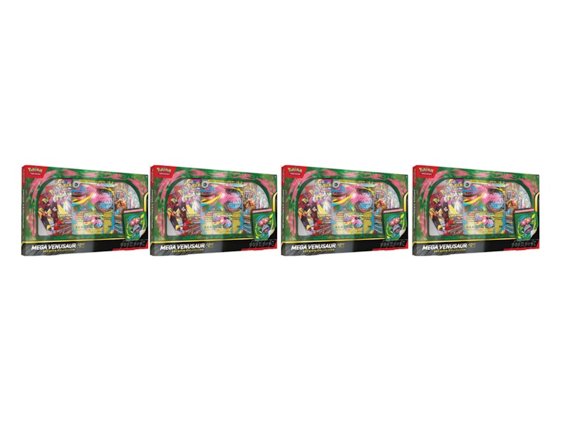 2025 Pokémon Mega Evolution Venusaur ex Premium Collection 4x Lot