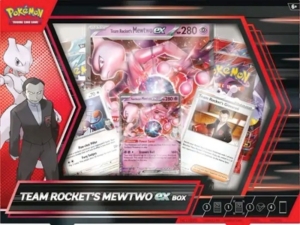 2025 Pokémon Scarlet & Violet Destined Rivals Team Rocket’s Mewtwo EX Box