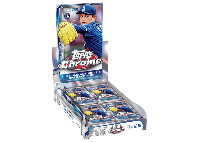 2025 Topps Chrome Baseball Hobby Box