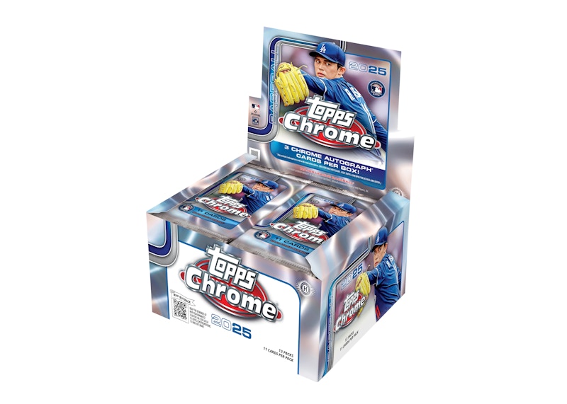 2025 Topps Chrome Baseball Hobby Jumbo Box