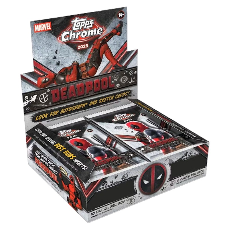 2025 Topps Chrome Deadpool Hobby Box