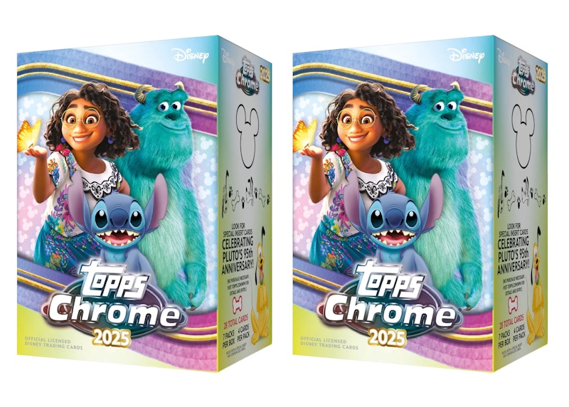 2025 Topps Chrome Disney Value Box 2x Lot