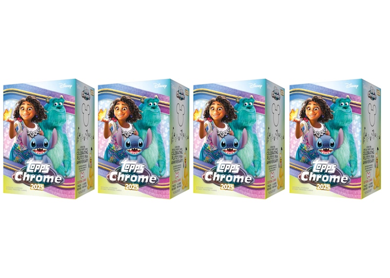 2025 Topps Chrome Disney Value Box 4x Lot