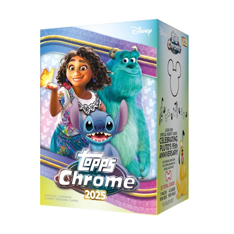 2025 Topps Chrome Disney Value Box