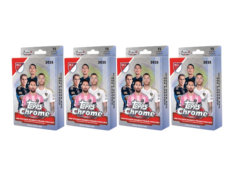 2025 Topps Chrome MLS Hanger Box 4x Lot