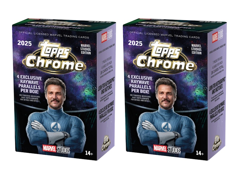 2025 Topps Chrome Marvel Studios Value Box 2x Lot