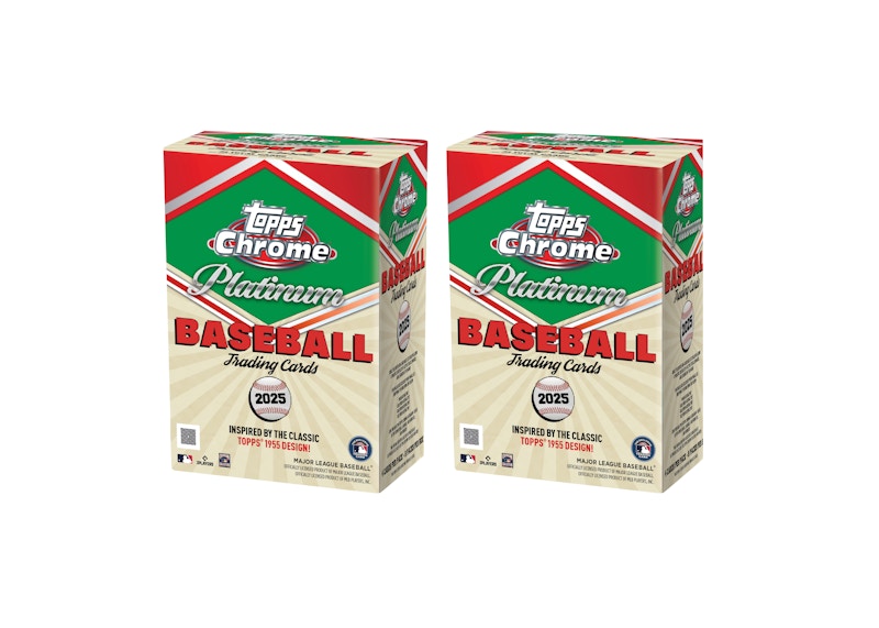 2025 Topps Chrome Platinum Baseball Value Box 2x Lot