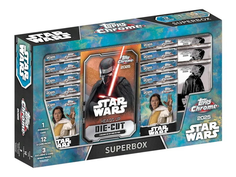 2025 Topps Chrome Star Wars Costco Edition Collection Box