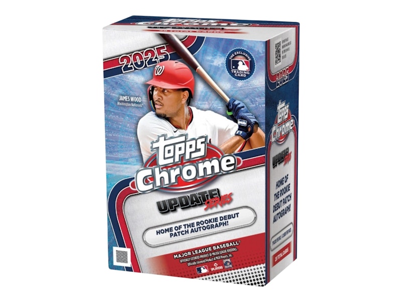 2025 Topps Chrome Update Series Baseball Blaster Box