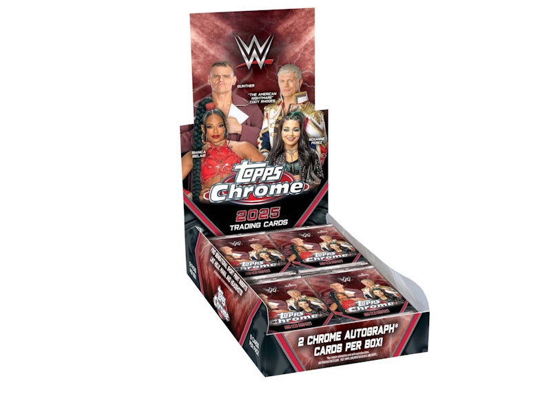 2025 Topps Chrome WWE Hobby Box