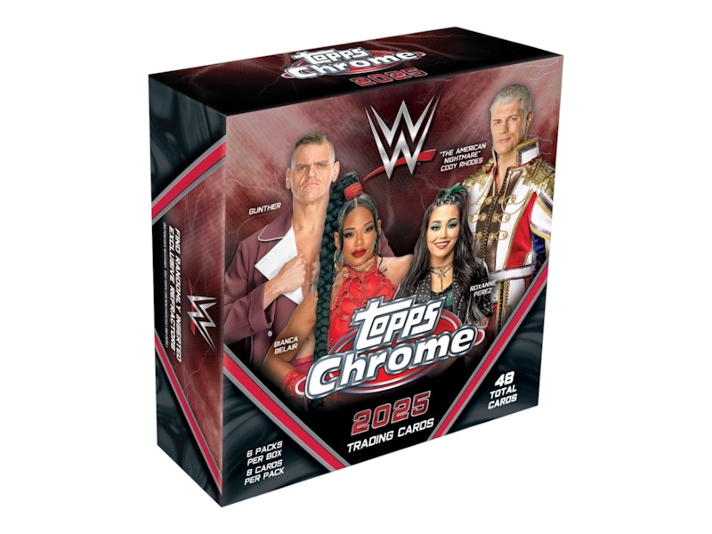 2025 Topps Chrome WWE Mega Box