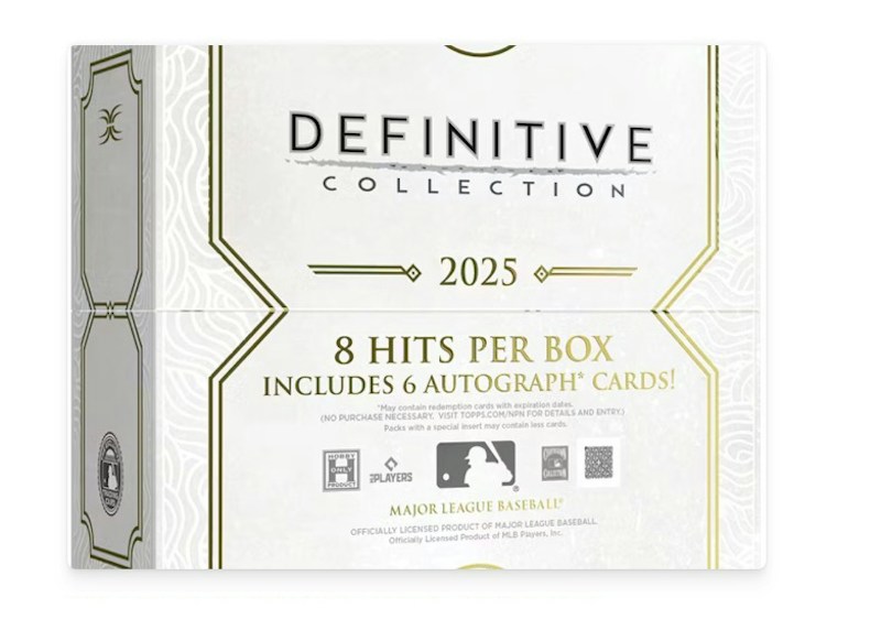 2025 Topps Definitive Baseball Hobby Box