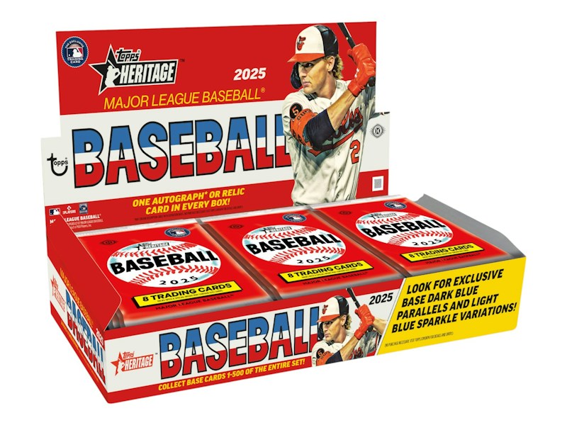 2025 Topps Heritage Baseball Hobby Box