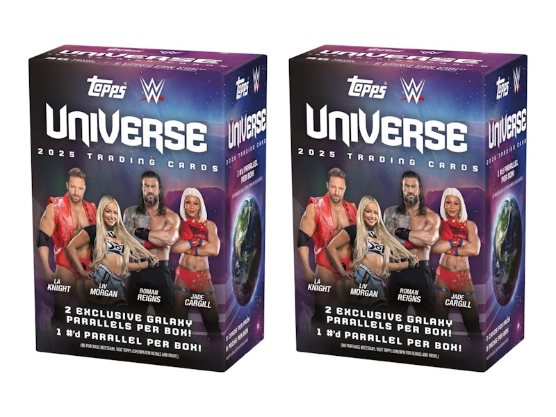 2025 Topps Universe WWE Blaster Box 2x Lot