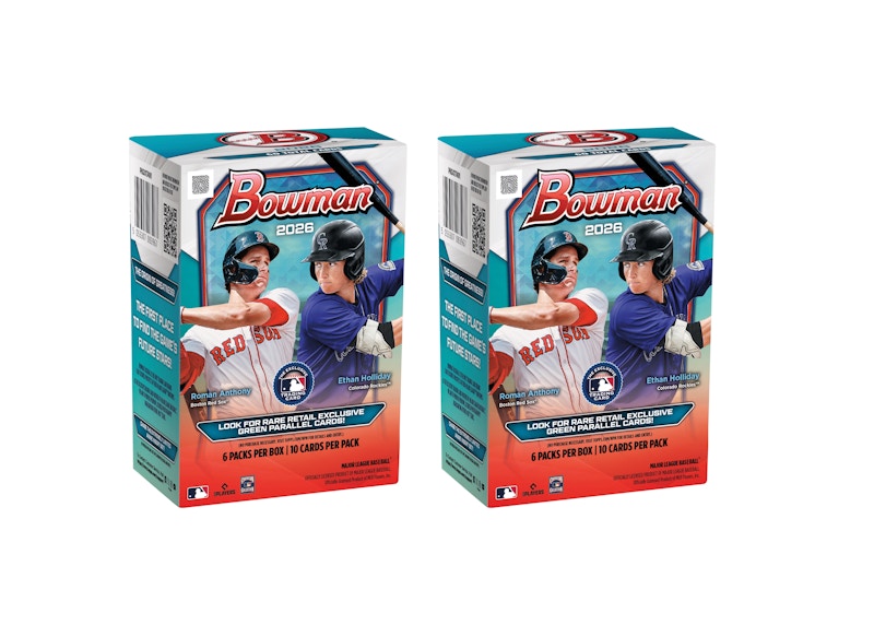 2026 Bowman Baseball Value Box 2x Lot