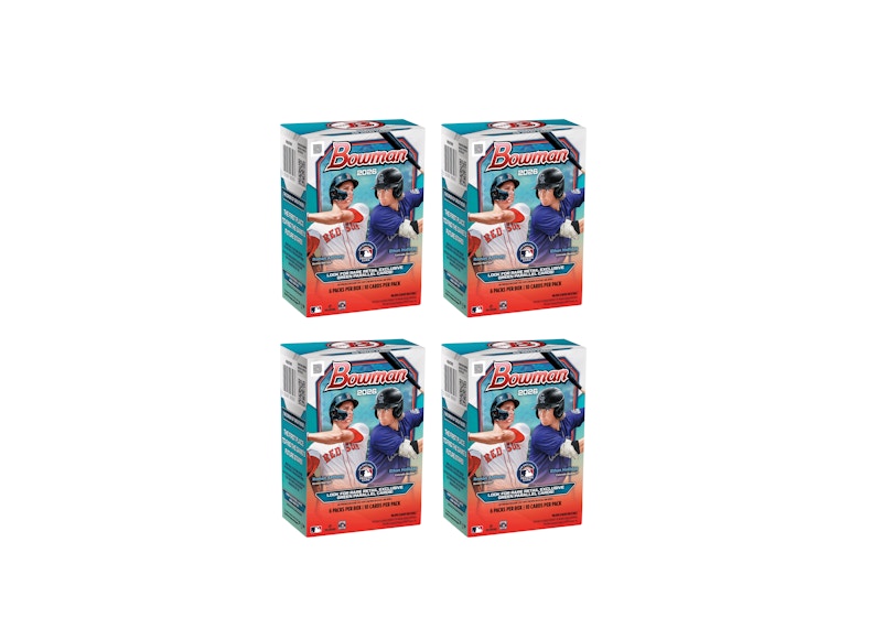 2026 Bowman Baseball Value Box 4x Lot