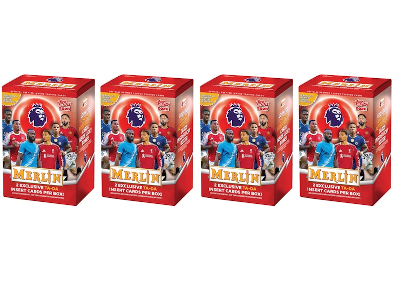2026 Merlin Premier League Value Box 4x Lot