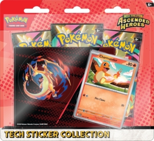 2026 Pokémon Mega Evolution Ascended Heroes Charmander Tech Sticker Collection
