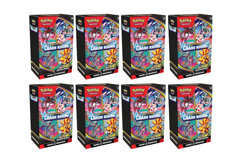 2026 Pokémon Mega Evolution Chaos Rising Booster Bundle 8x Lot