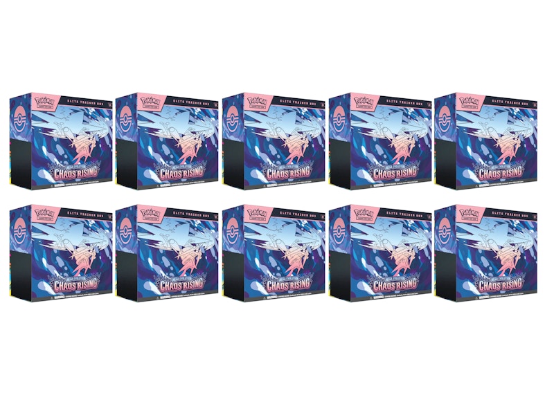 2026 Pokémon Mega Evolution Chaos Rising Elite Trainer Box 10x Lot