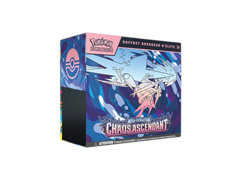 2026 Pokémon Mega Evolution Chaos Rising Elite Trainer Box French Version