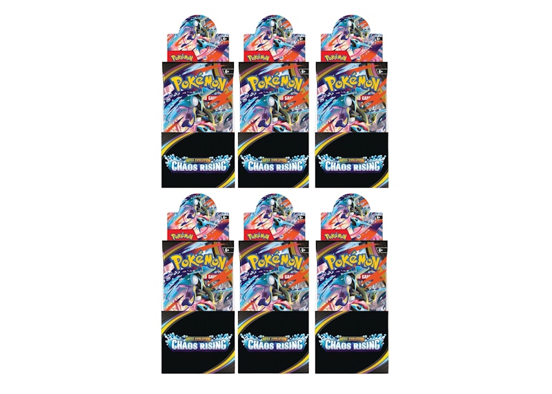 2026 Pokémon Mega Evolution Chaos Rising Half Booster Box 6x Lot