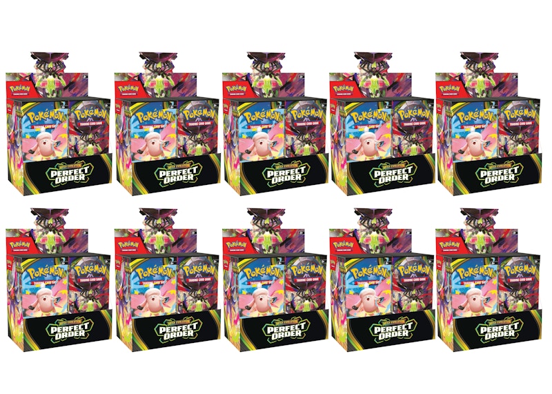 2026 Pokémon Mega Evolution Perfect Order Booster Box 10x Lot