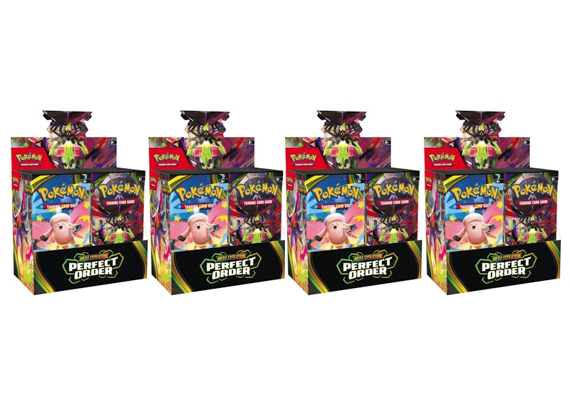 2026 Pokémon Mega Evolution Perfect Order Booster Box 4x Lot