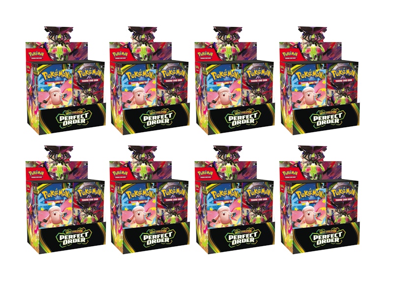 2026 Pokémon Mega Evolution Perfect Order Booster Box 8x Lot