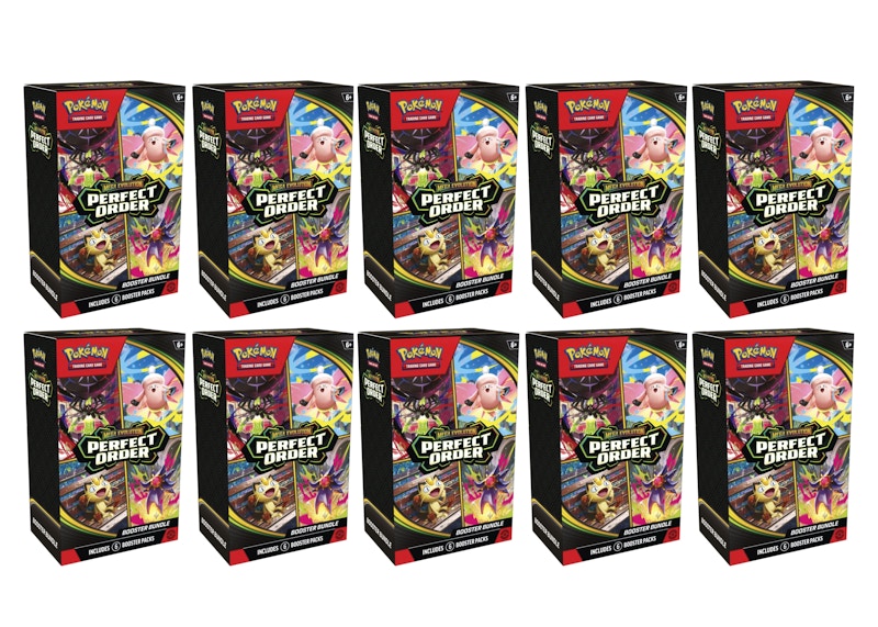 2026 Pokémon Mega Evolution Perfect Order Booster Bundle 10x Lot