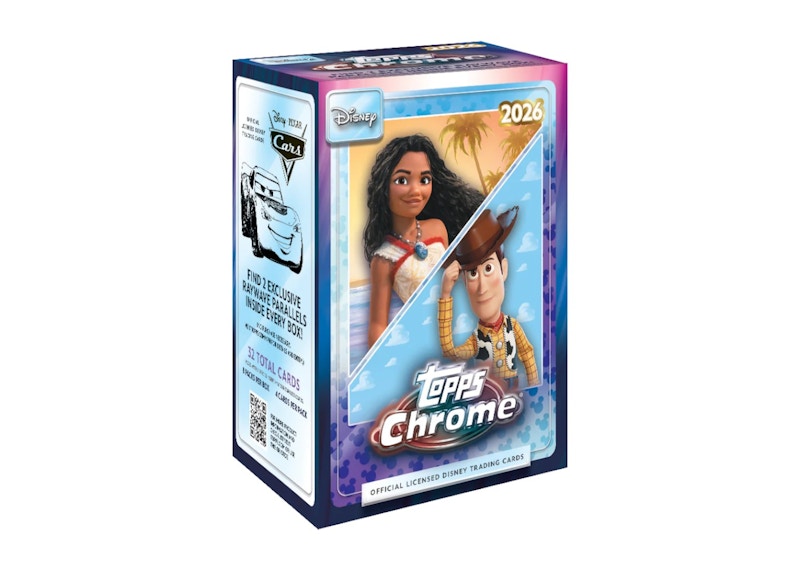 2026 Topps Chrome Disney Value Box