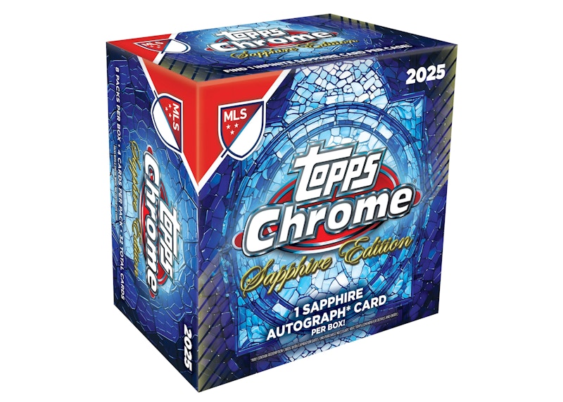 2025 Topps Chrome MLS Saphire Edition Hobby Box