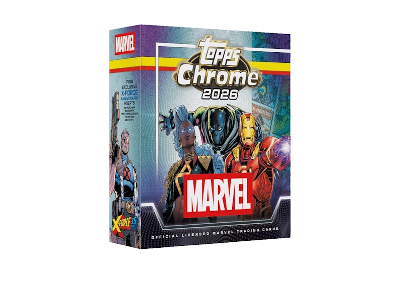 2026 Topps Chrome Marvel Comics Mega Box