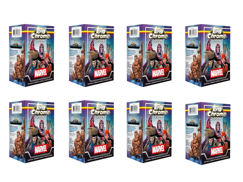 2026 Topps Chrome Marvel Comics Value Box 8x Lot