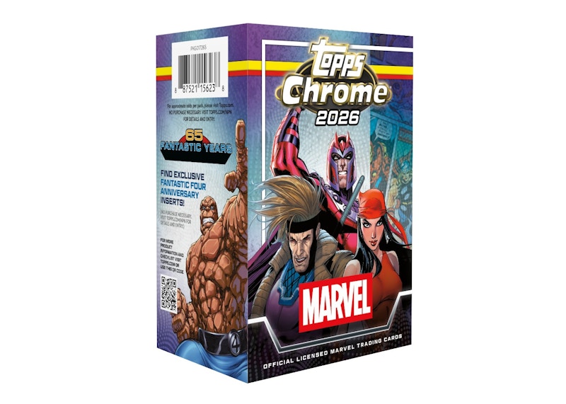 2026 Topps Chrome Marvel Comics Value Box