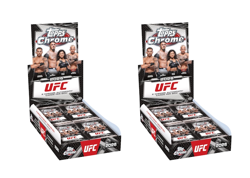 2026 Topps Chrome UFC Hobby Box 2x Lot