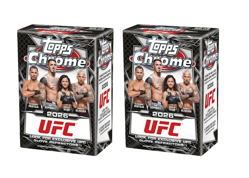 2026 Topps Chrome UFC Value Box 2x Lot