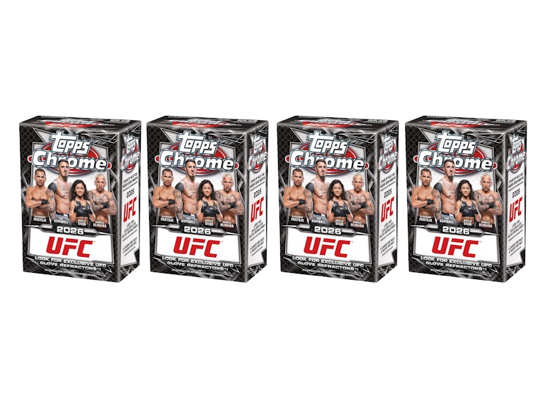 2026 Topps Chrome UFC Value Box 4x Lot