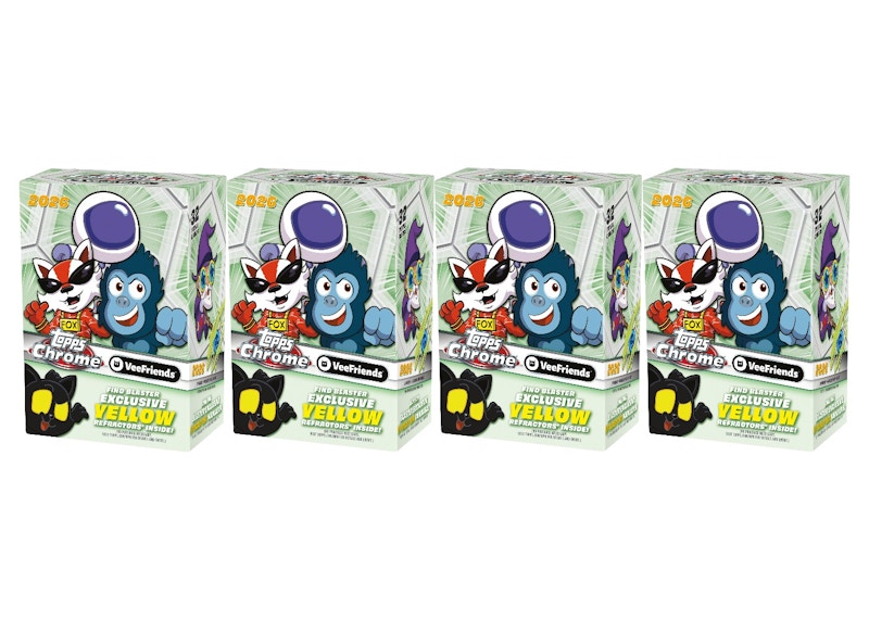 2026 Topps Chrome VeeFriends Value Box 4x Lot