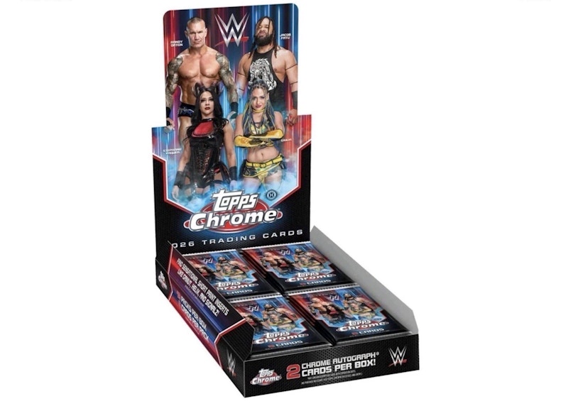 2026 Topps Chrome WWE Hobby Box
