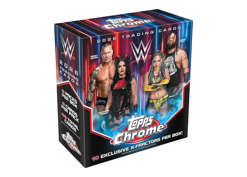 2026 Topps Chrome WWE Mega Box