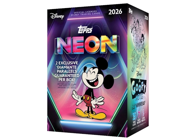 2026 Topps Disney Neon Value Box