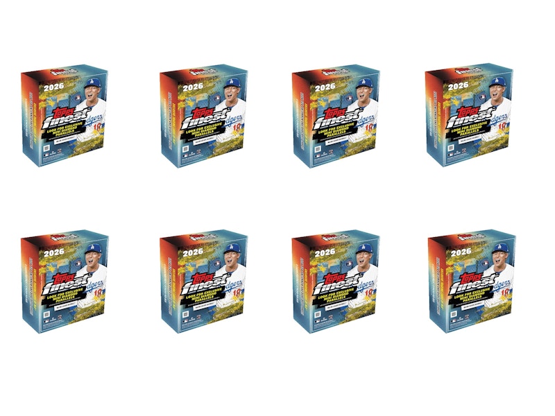 2026 Topps Finest Baseball Mega Box 8x Lot