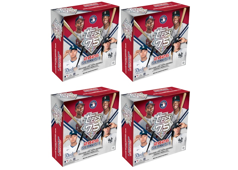 2026 Topps Series 1 Baseball Mega Box 4x Lot