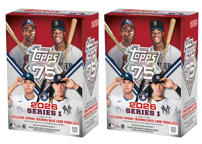 2026 Topps Series 1 Baseball Value Box 2x Lot