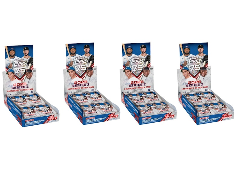 2026 Topps Series 2 Baseball Hobby Box 4x Lot