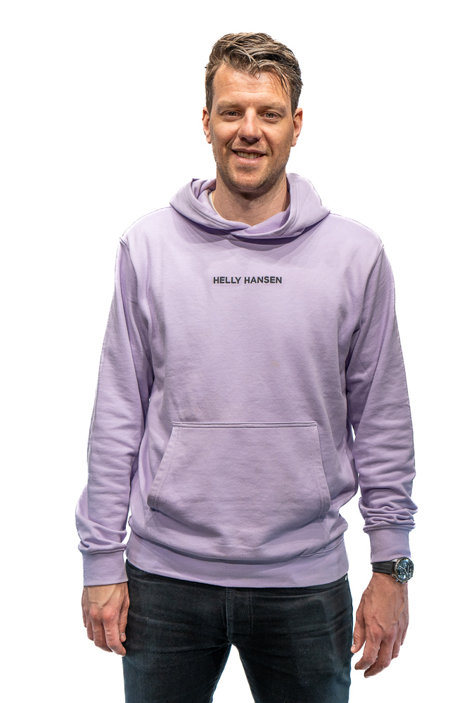 Helly Hansen Core Graphic Sweat Casual Sweater Heren Paars
