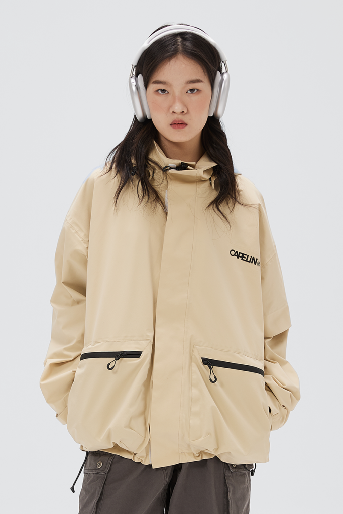 Cloud Unisex 2L Windbreaker Jacket Creme