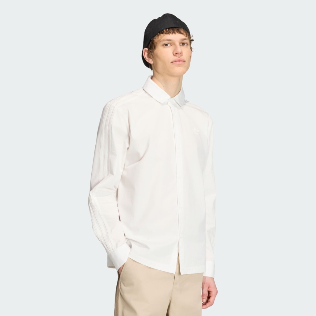 3-STRIPES OVERHEMD Wit